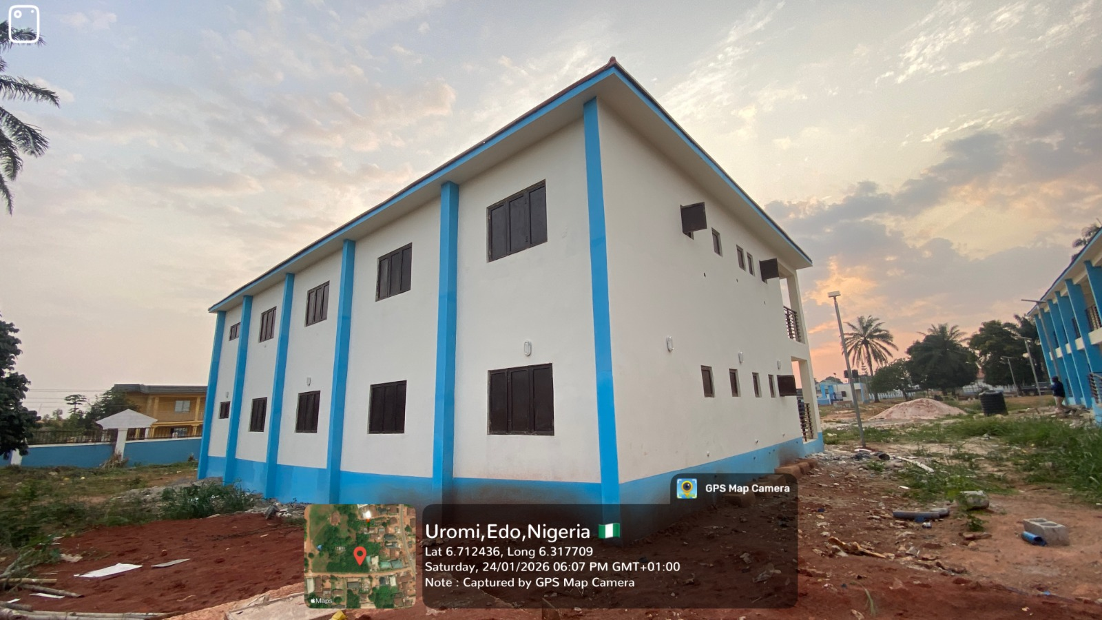 ICT and E-Library block — roofing works, Our Lady of Lourdes